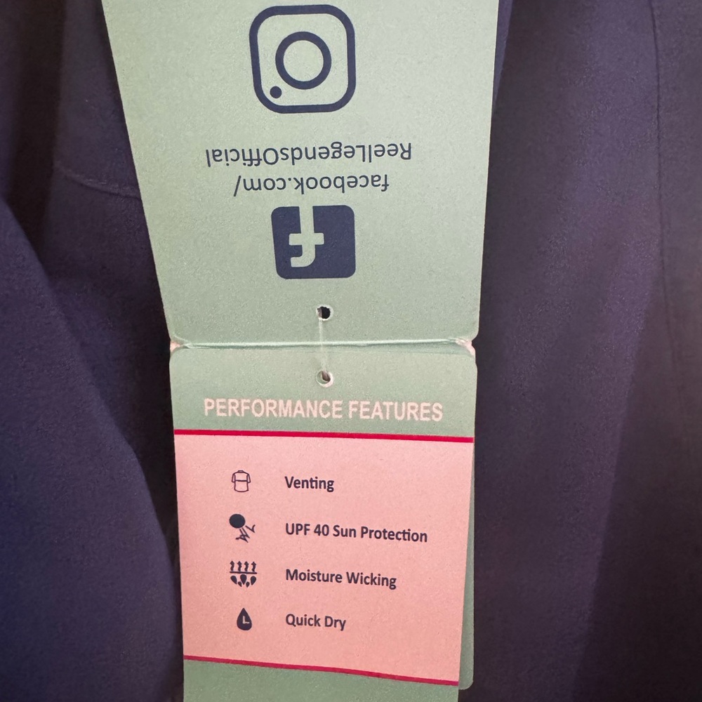 Reel Legends Plus Solid Oversized Mariner Long Sl… - image 2